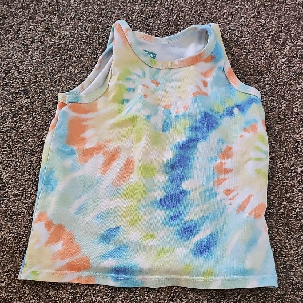 Vibrant Kids Tie-Dye Tank Top